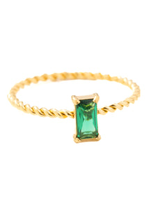 Chelsey Emerald Ring| Nikki Smith