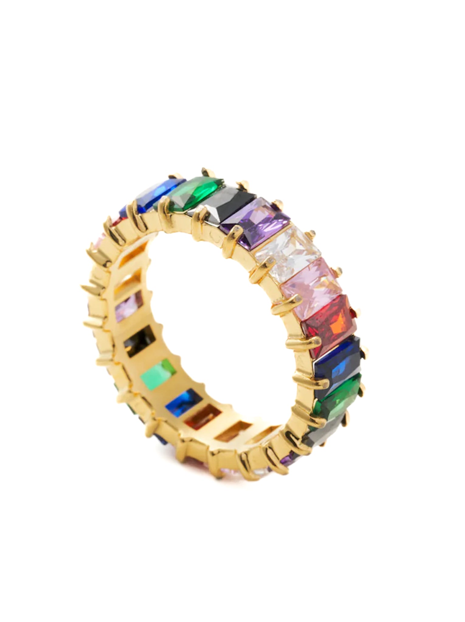 Gold Rainbow Shimmer Ring (Size 7) | Nikki Smith