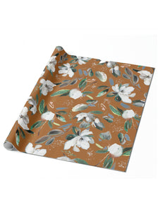 Magnolia Wrapping Paper | Nutmeg
