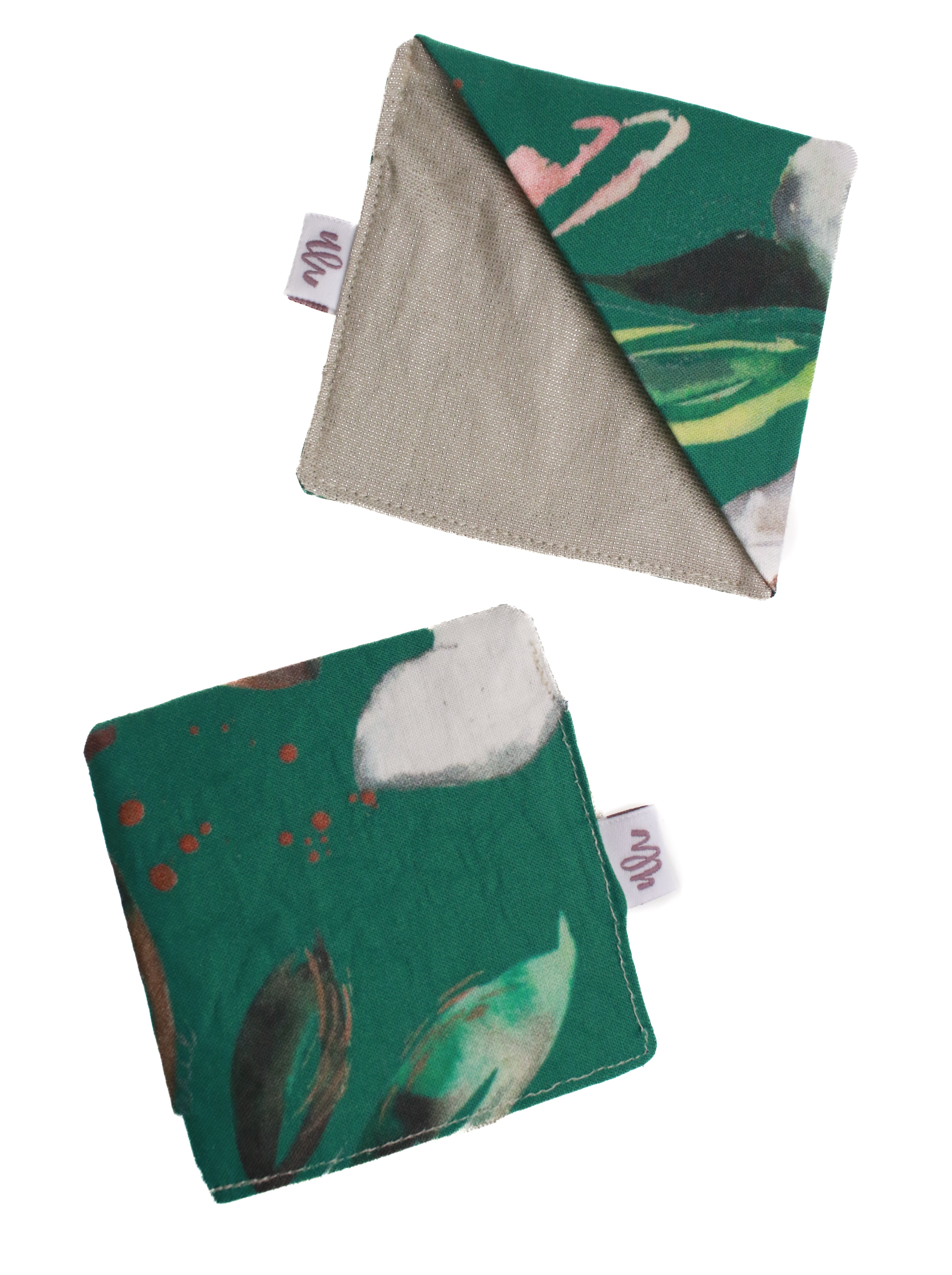 Fabric Corner Bookmark | Magnolia Pattern