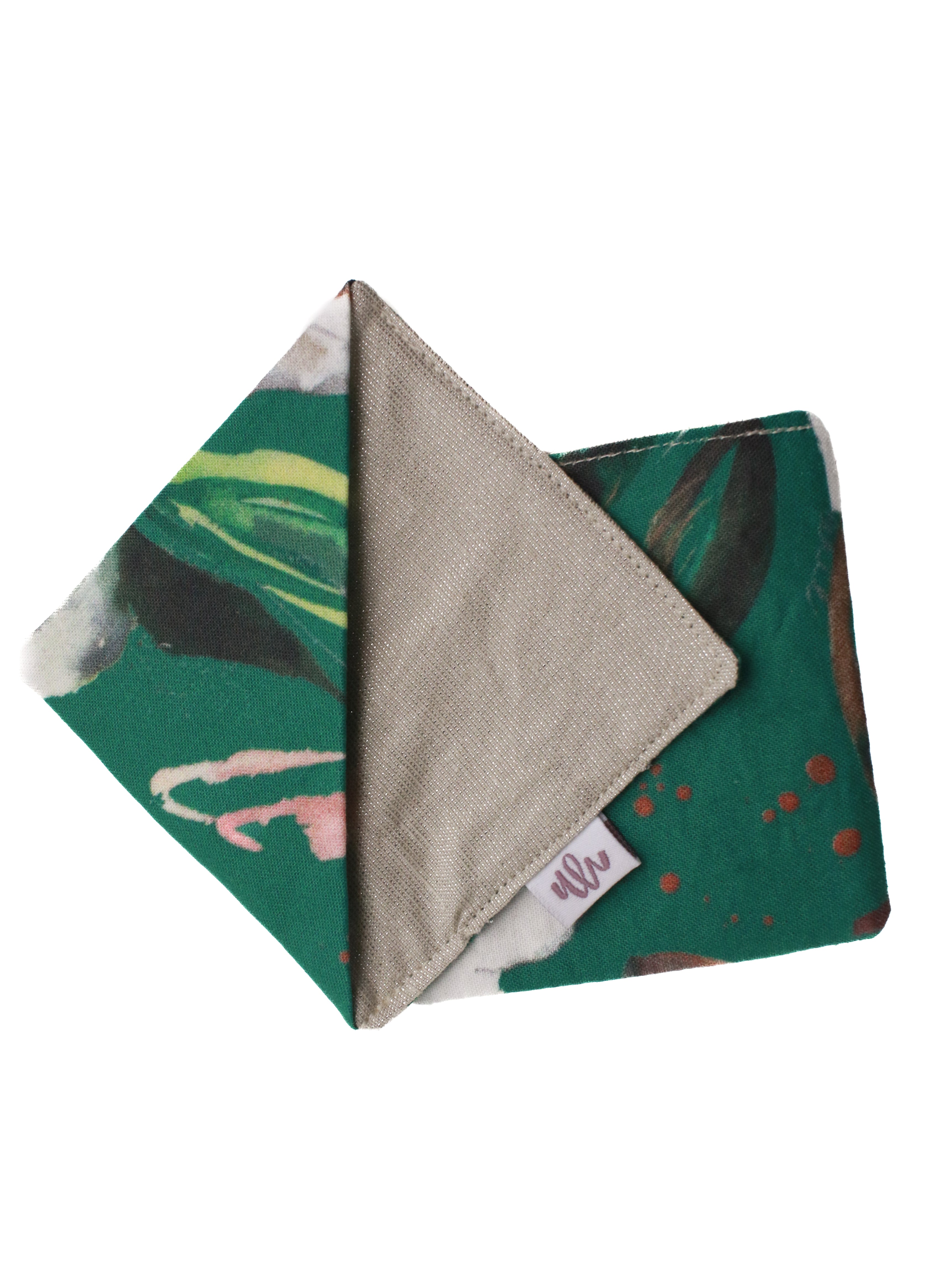 Fabric Corner Bookmark | Magnolia Pattern