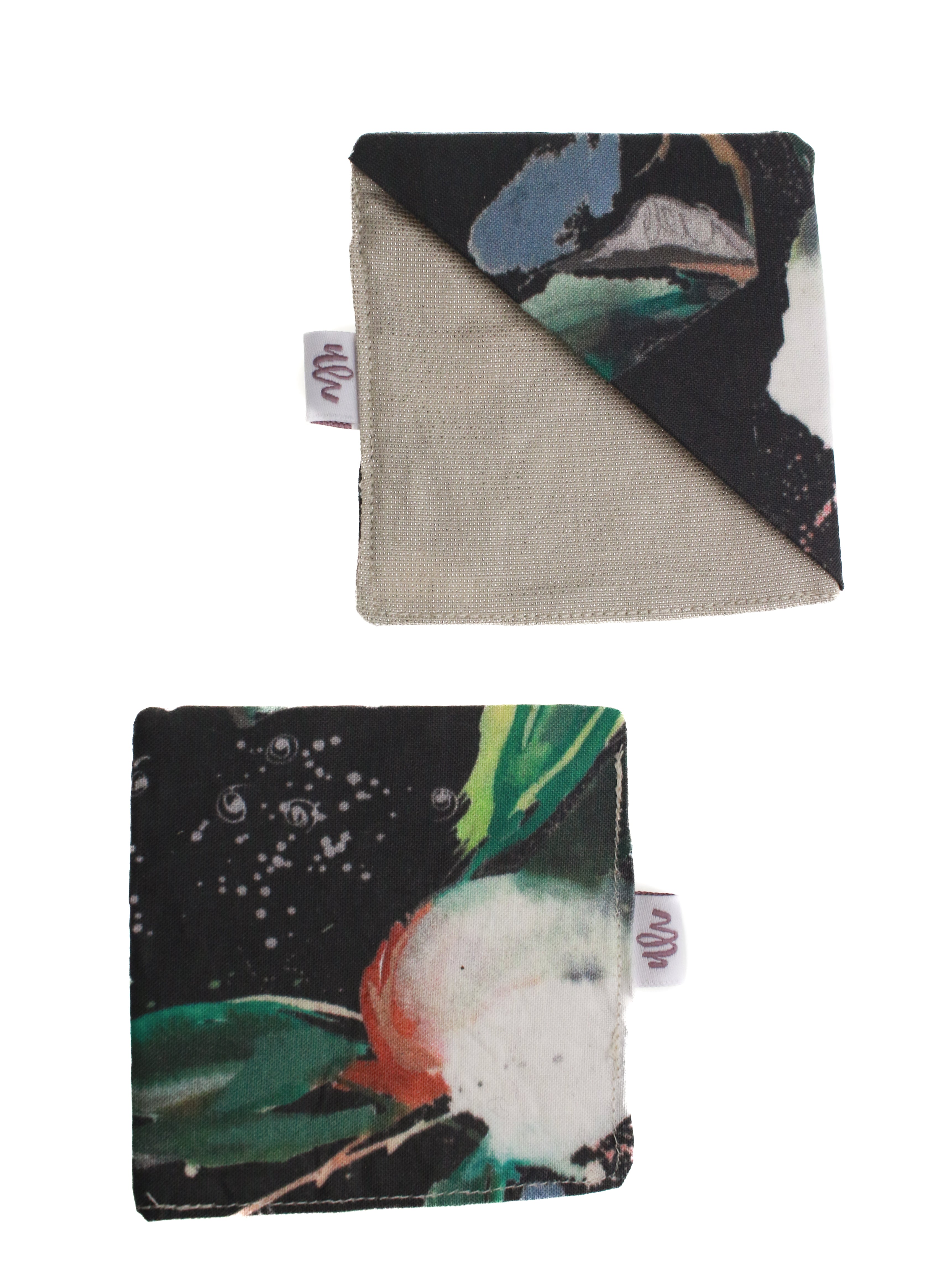 Fabric Corner Bookmark | Magnolia Pattern