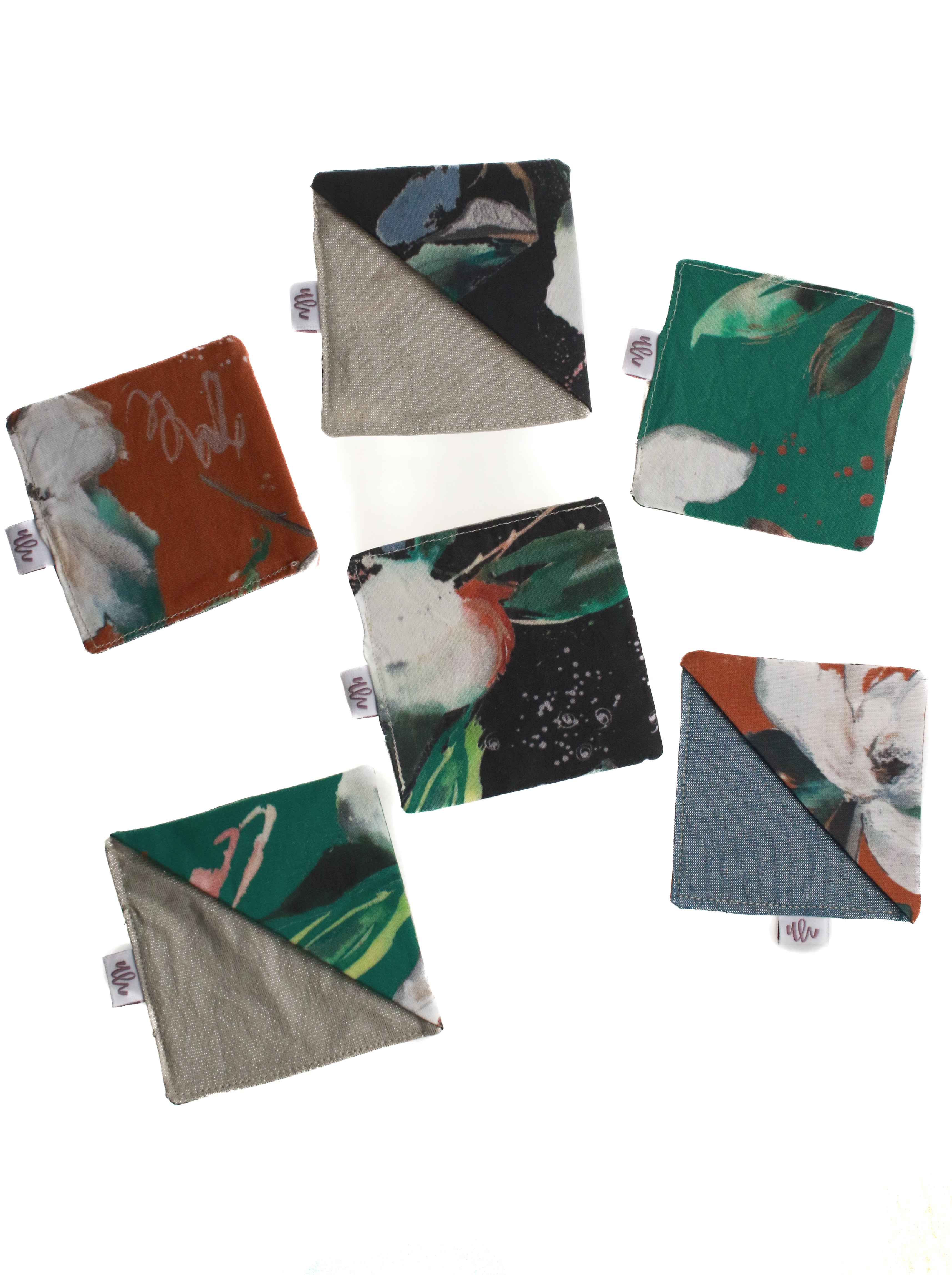 Fabric Corner Bookmark | Magnolia Pattern