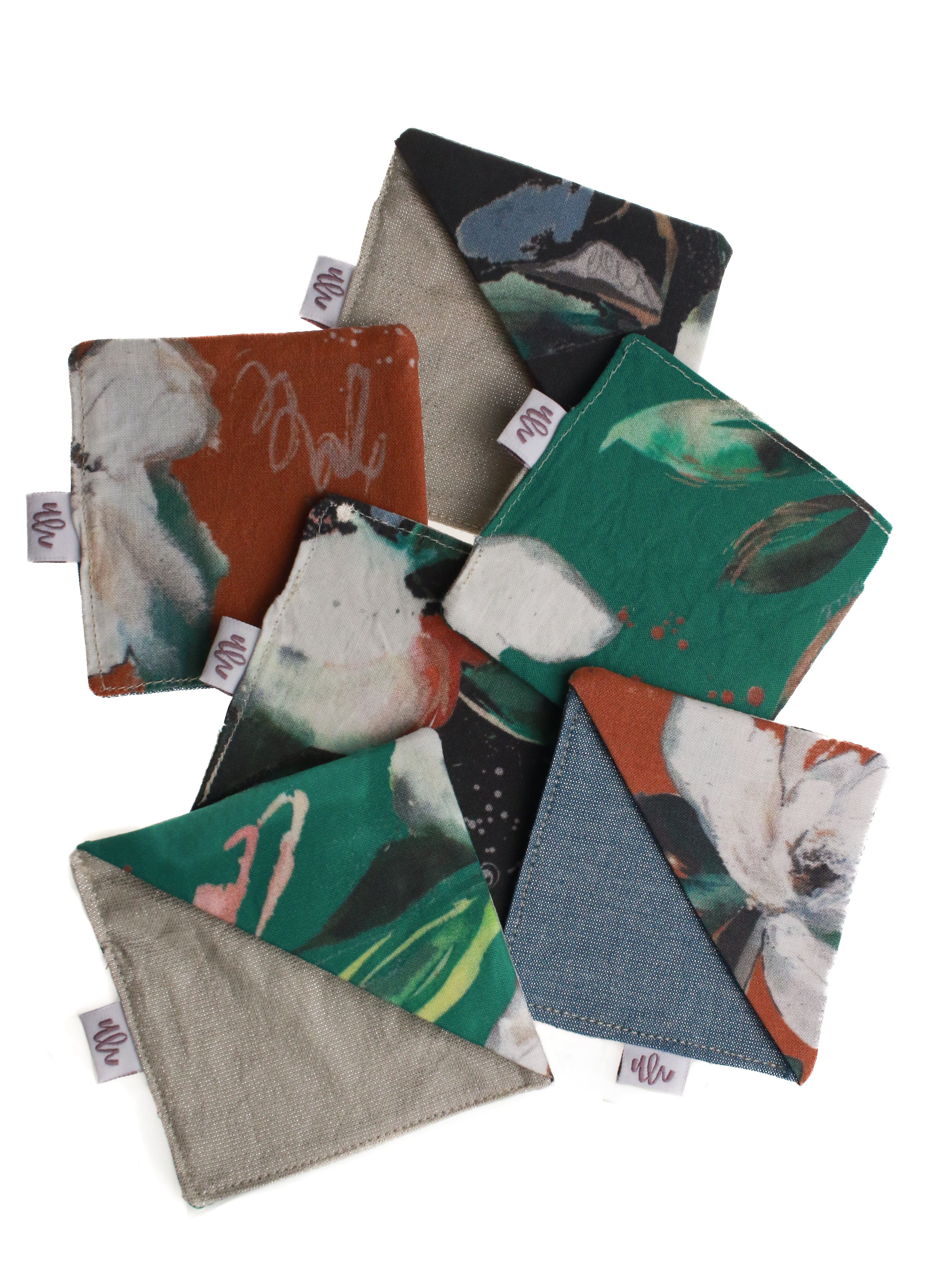 Fabric Corner Bookmark | Magnolia Pattern