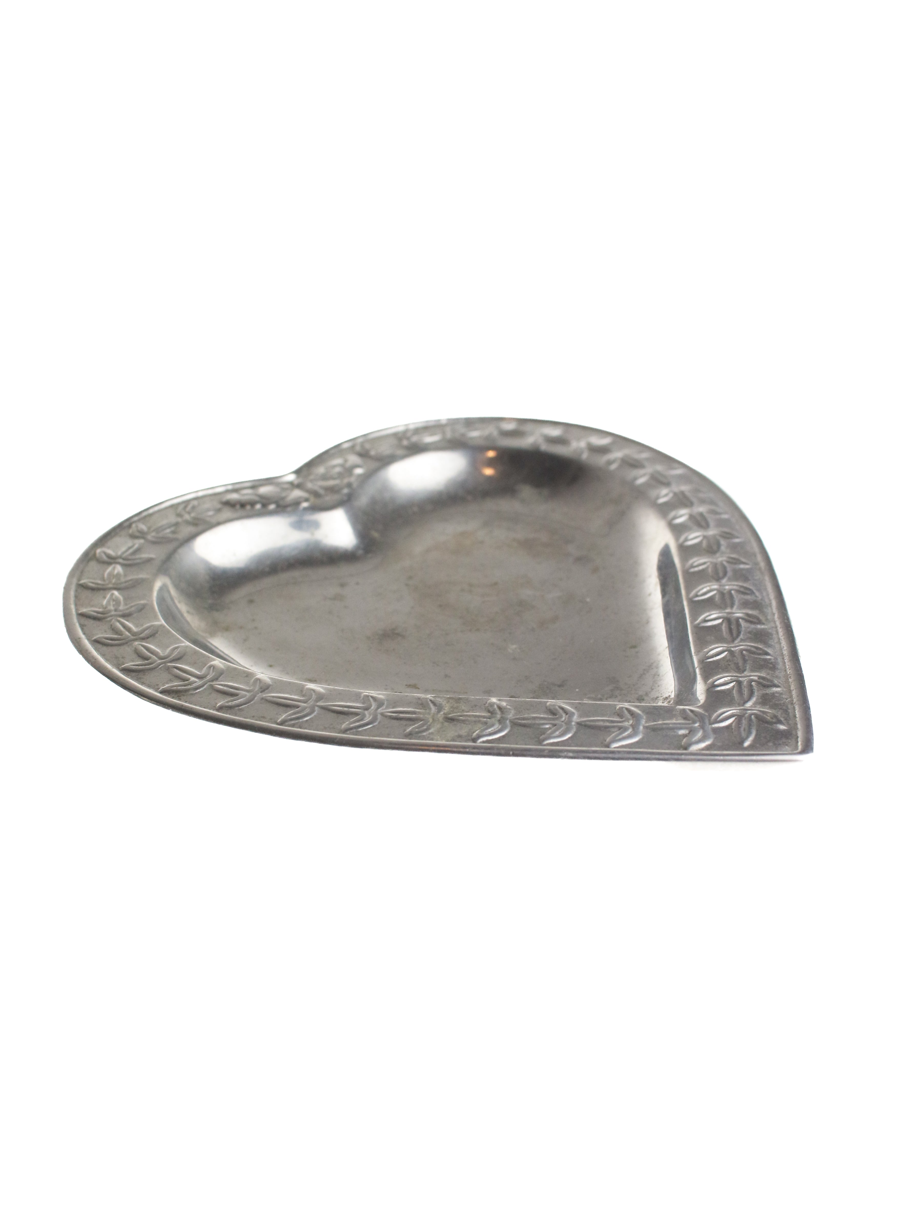 Heart Pewter Tray | Whit's Vintage Picks