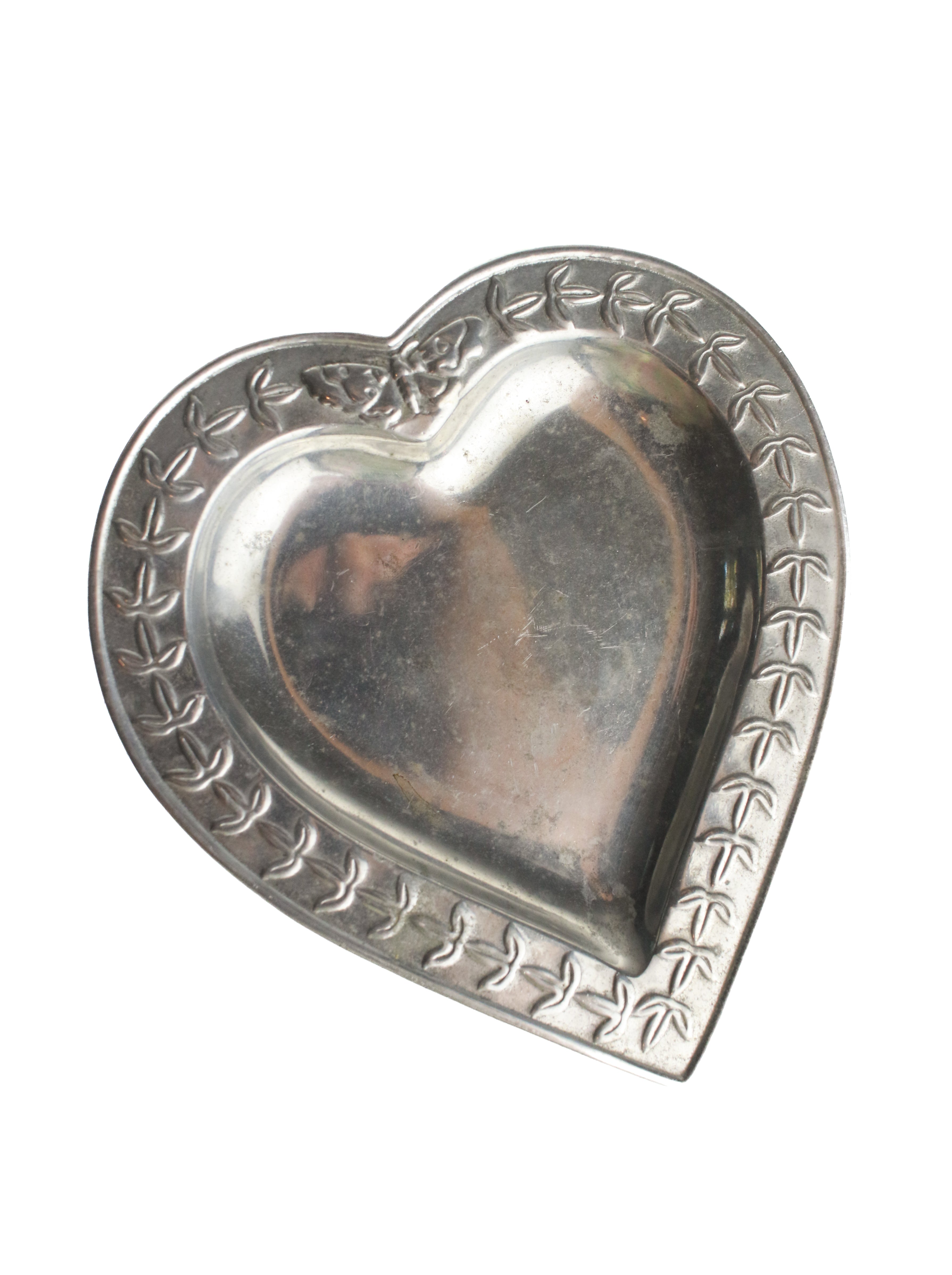 Heart Pewter Tray | Whit's Vintage Picks