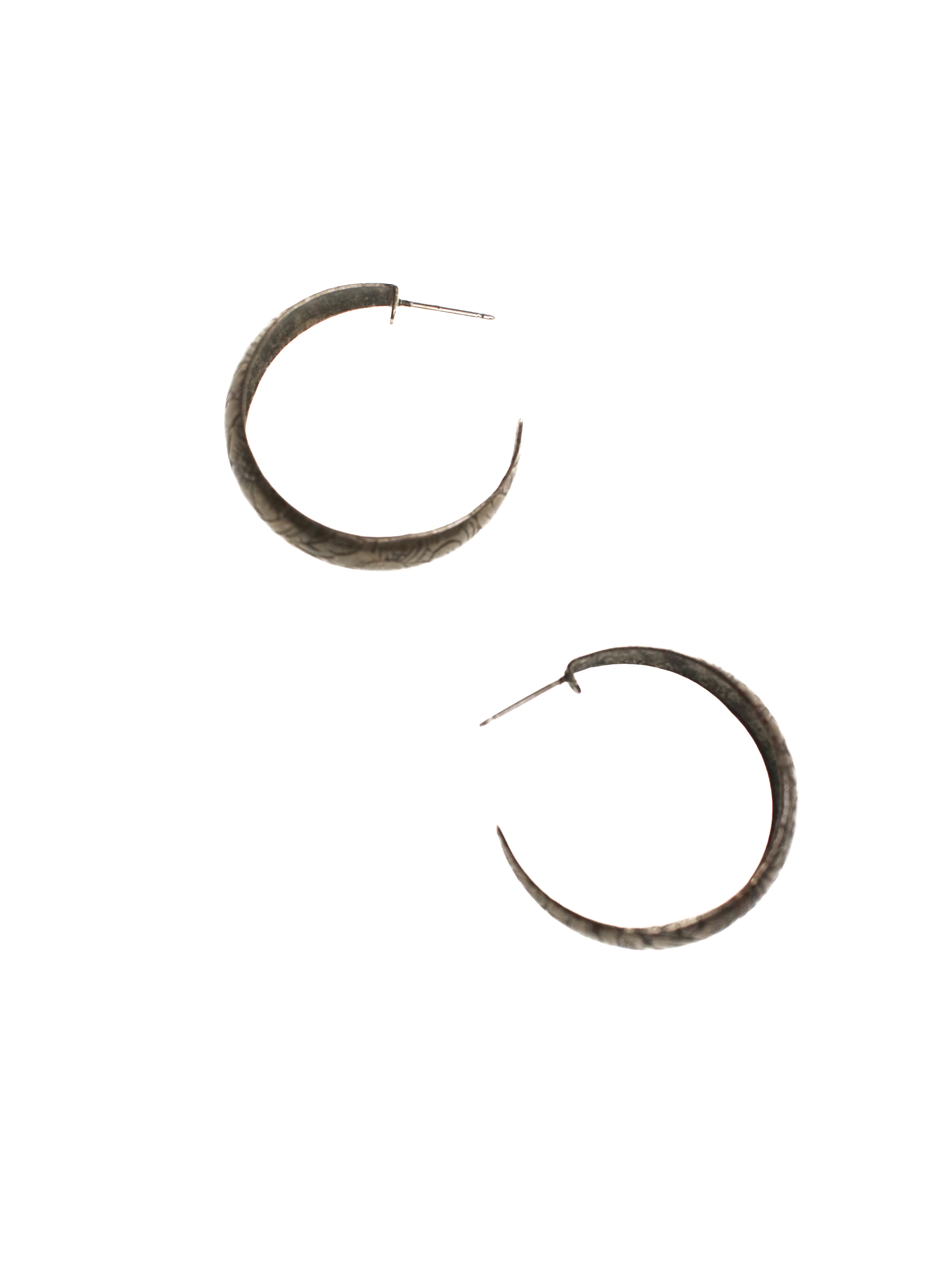 Etched Metal Hoops | Whit's Vintage Picks