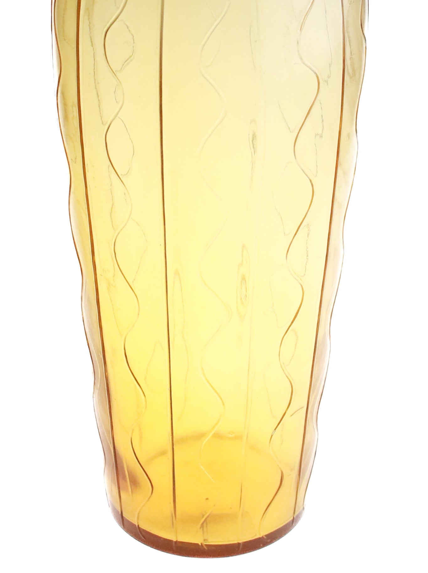 Tall Amber Wave Vase | Whit's Vintage Picks