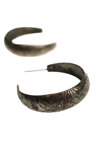 Etched Metal Hoops | Whit's Vintage Picks