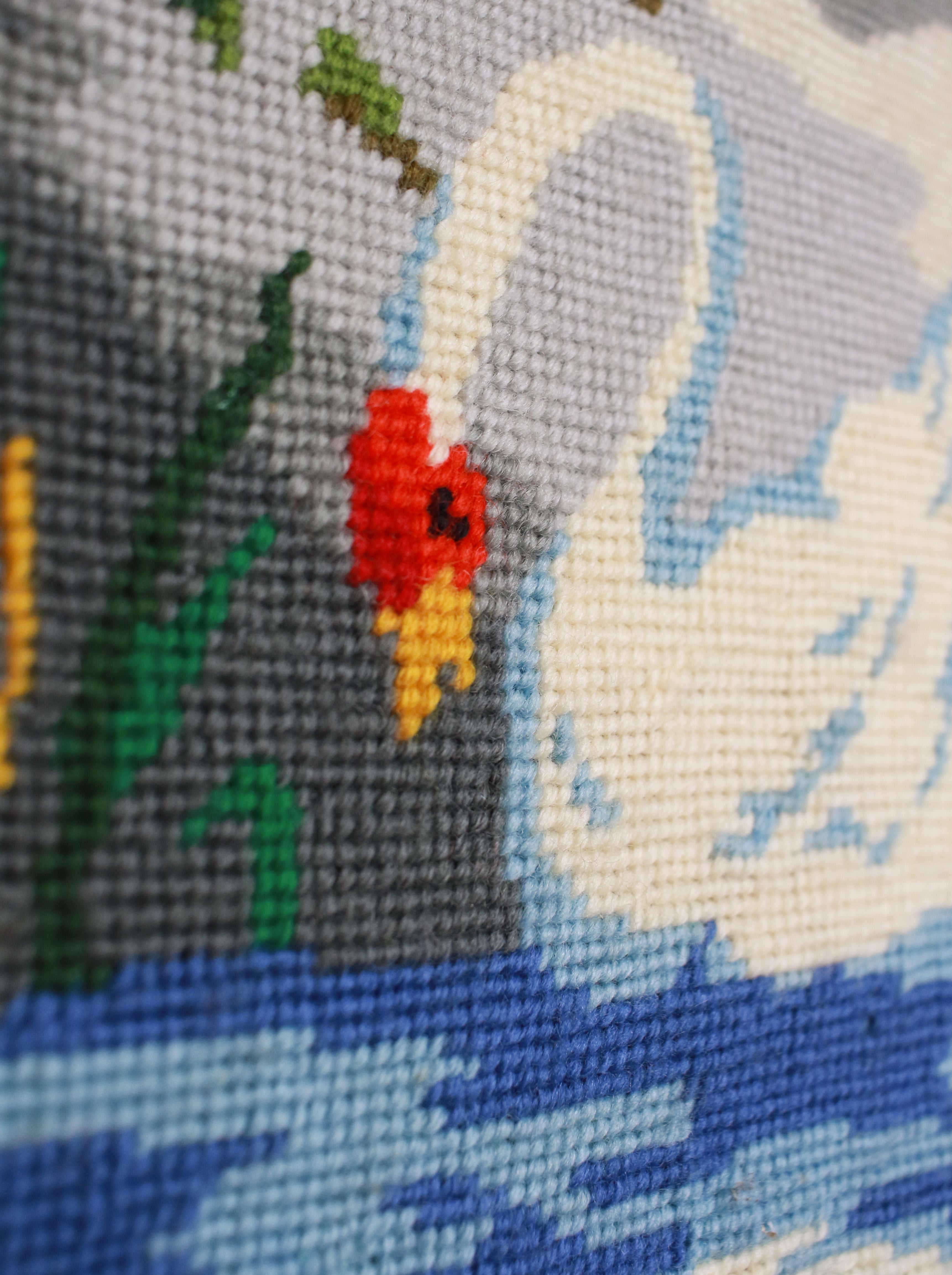 Stitched Swan Art | Whit's Vintage Picks