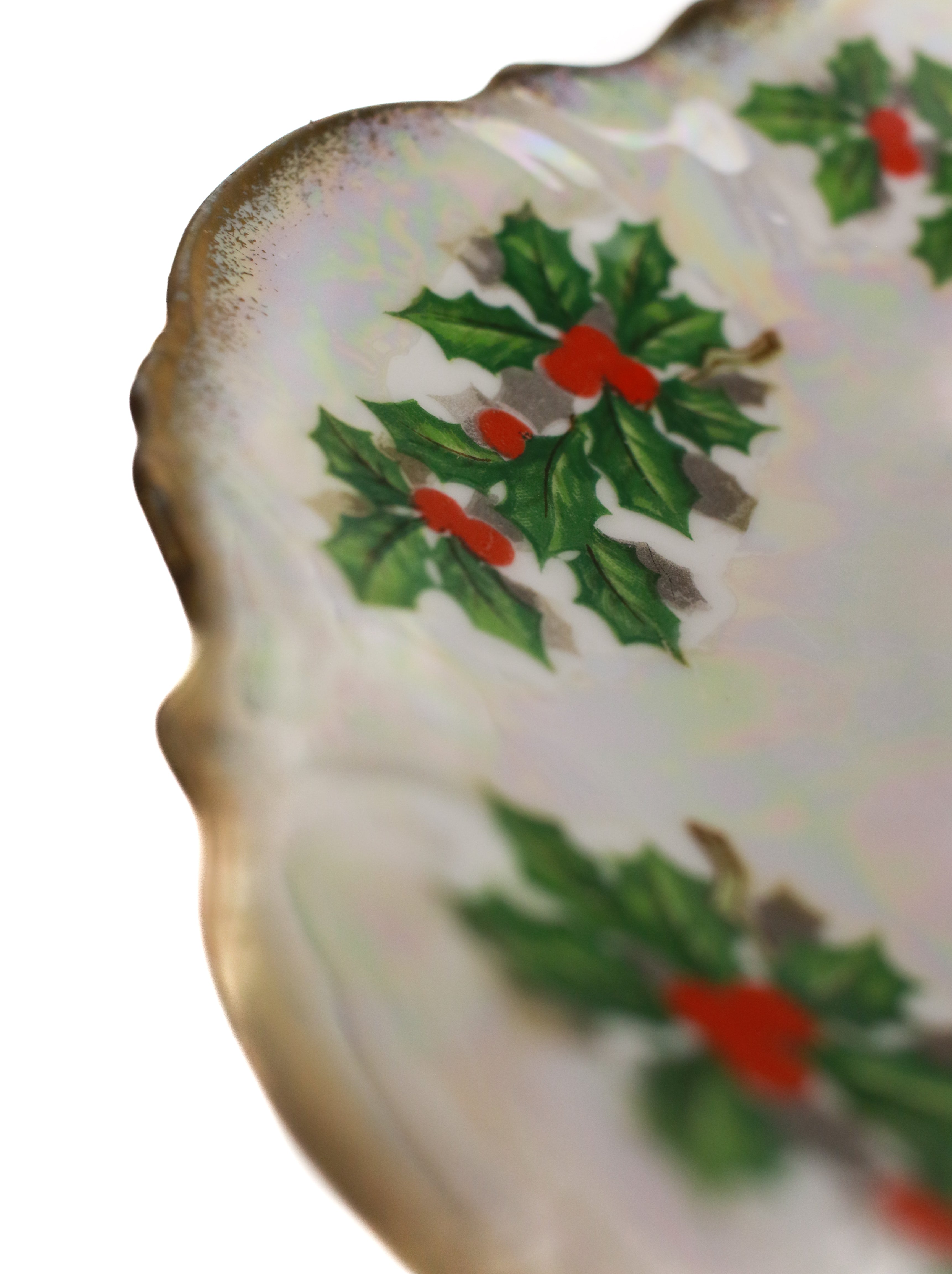 Holly Pedestal Bowl | Whit's Vintage Picks