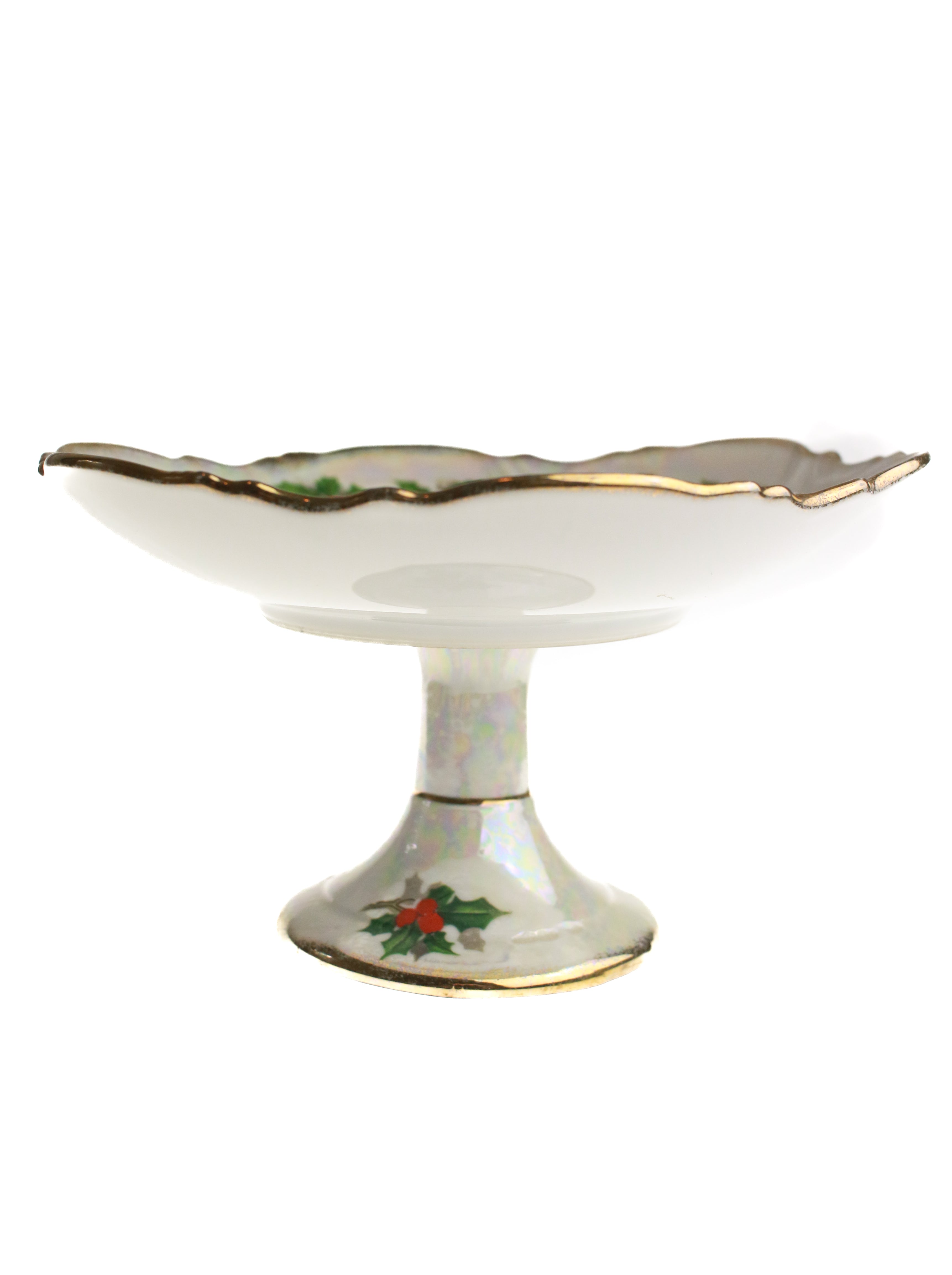 Holly Pedestal Bowl | Whit's Vintage Picks
