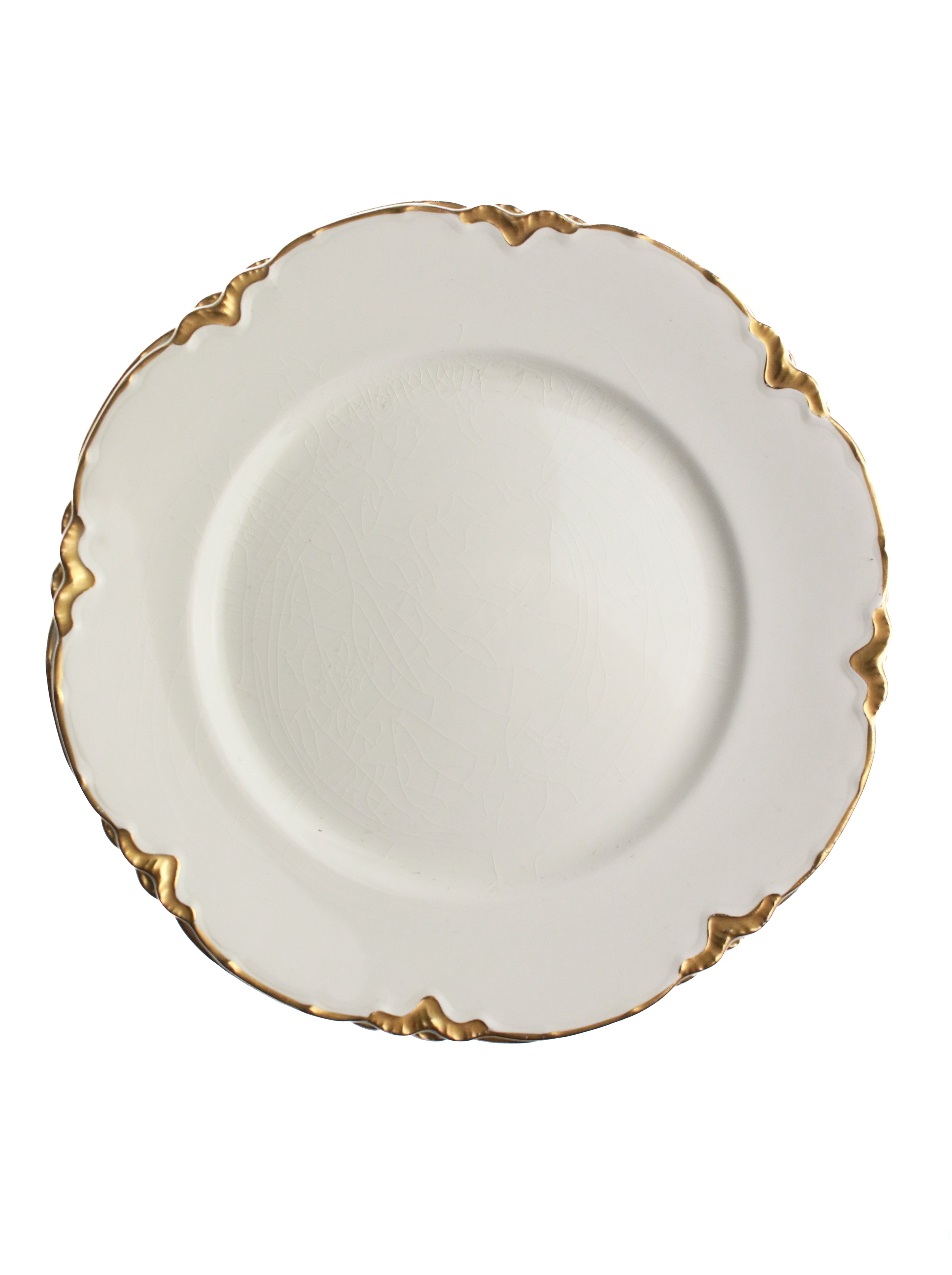 Gold Rimmed Plate (Set of 9) | Whit's Vintage Picks