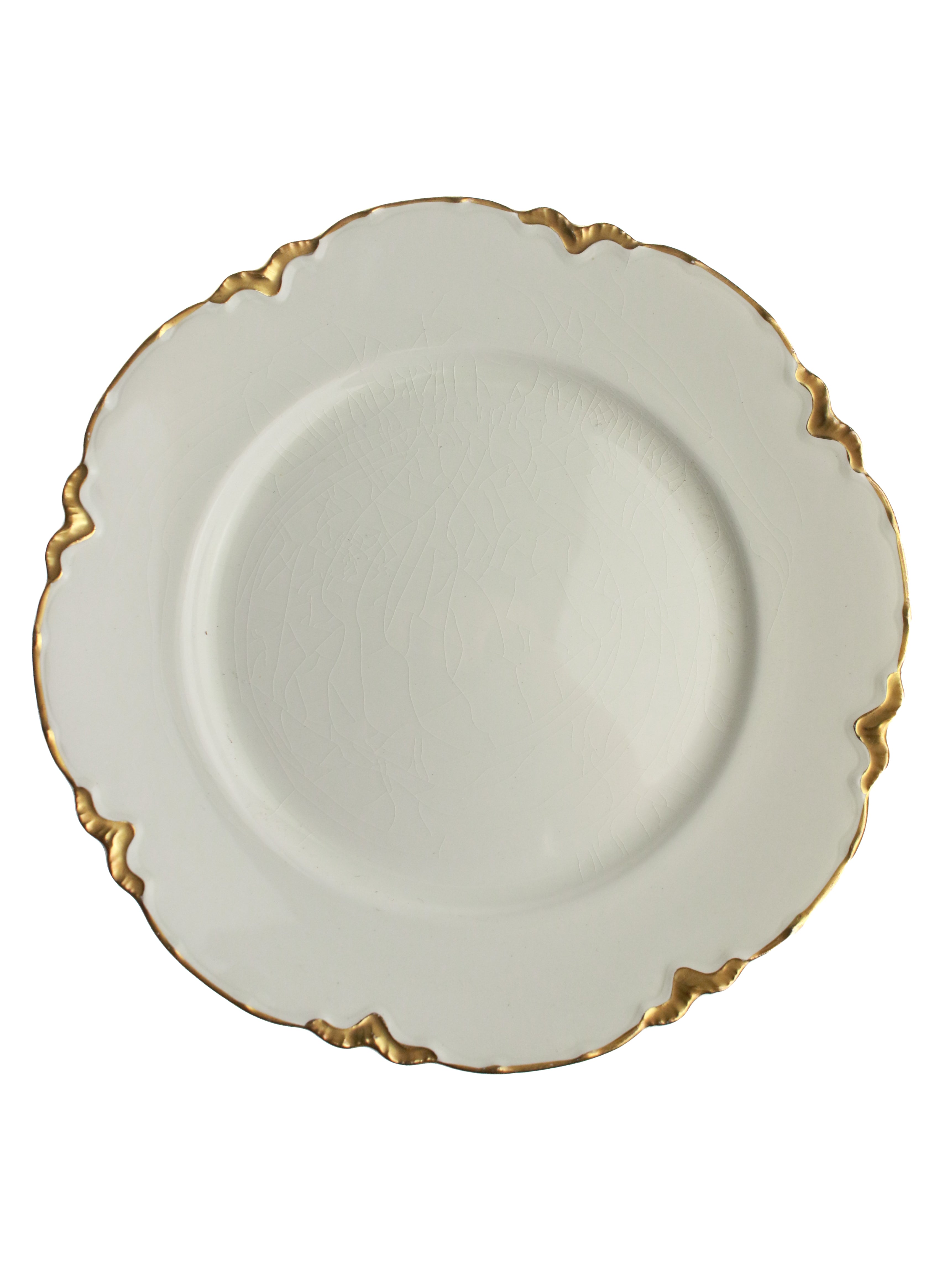 Gold Rimmed Plate (Set of 9) | Whit's Vintage Picks