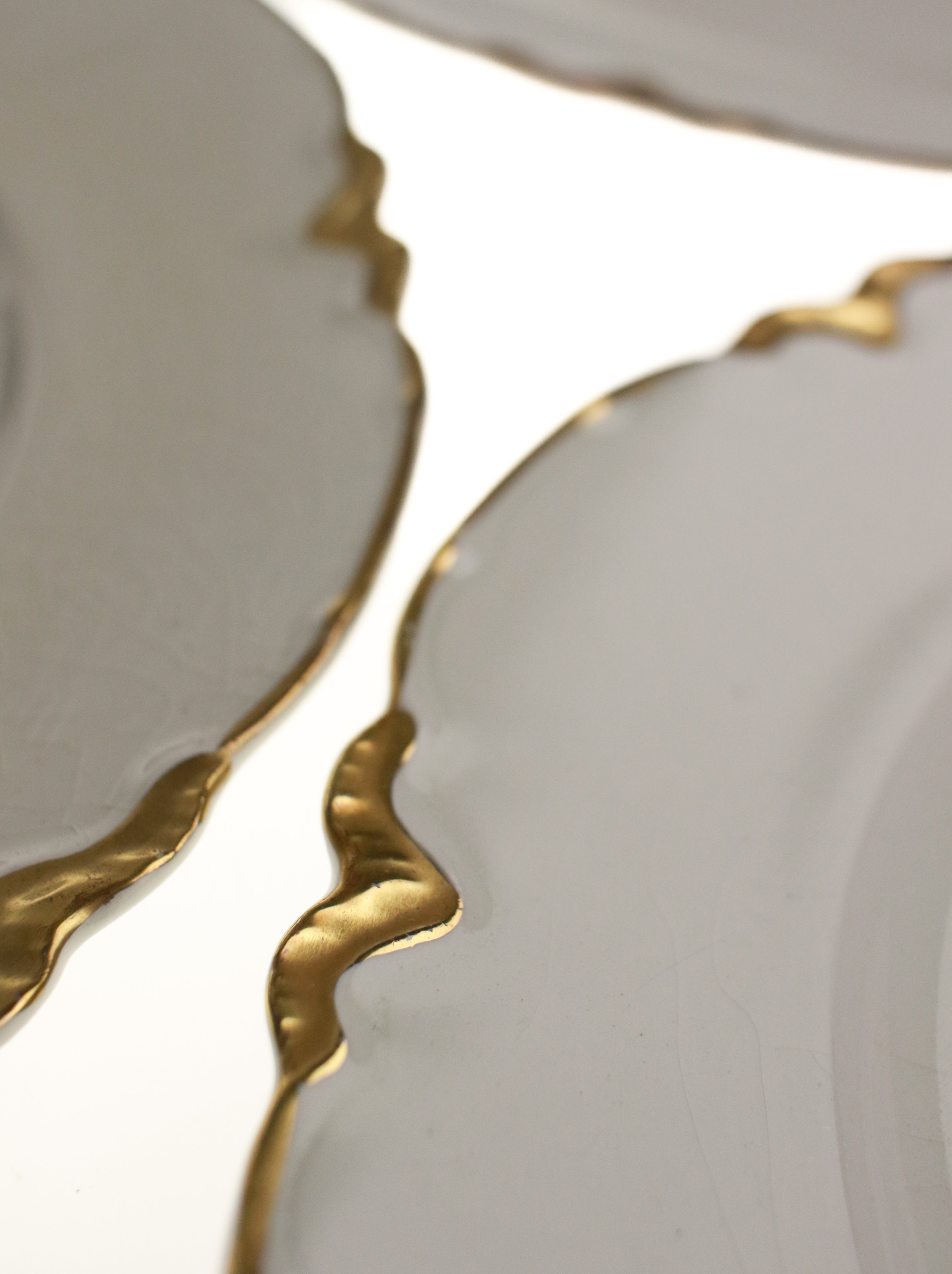Gold Rimmed Plate (Set of 9) | Whit's Vintage Picks