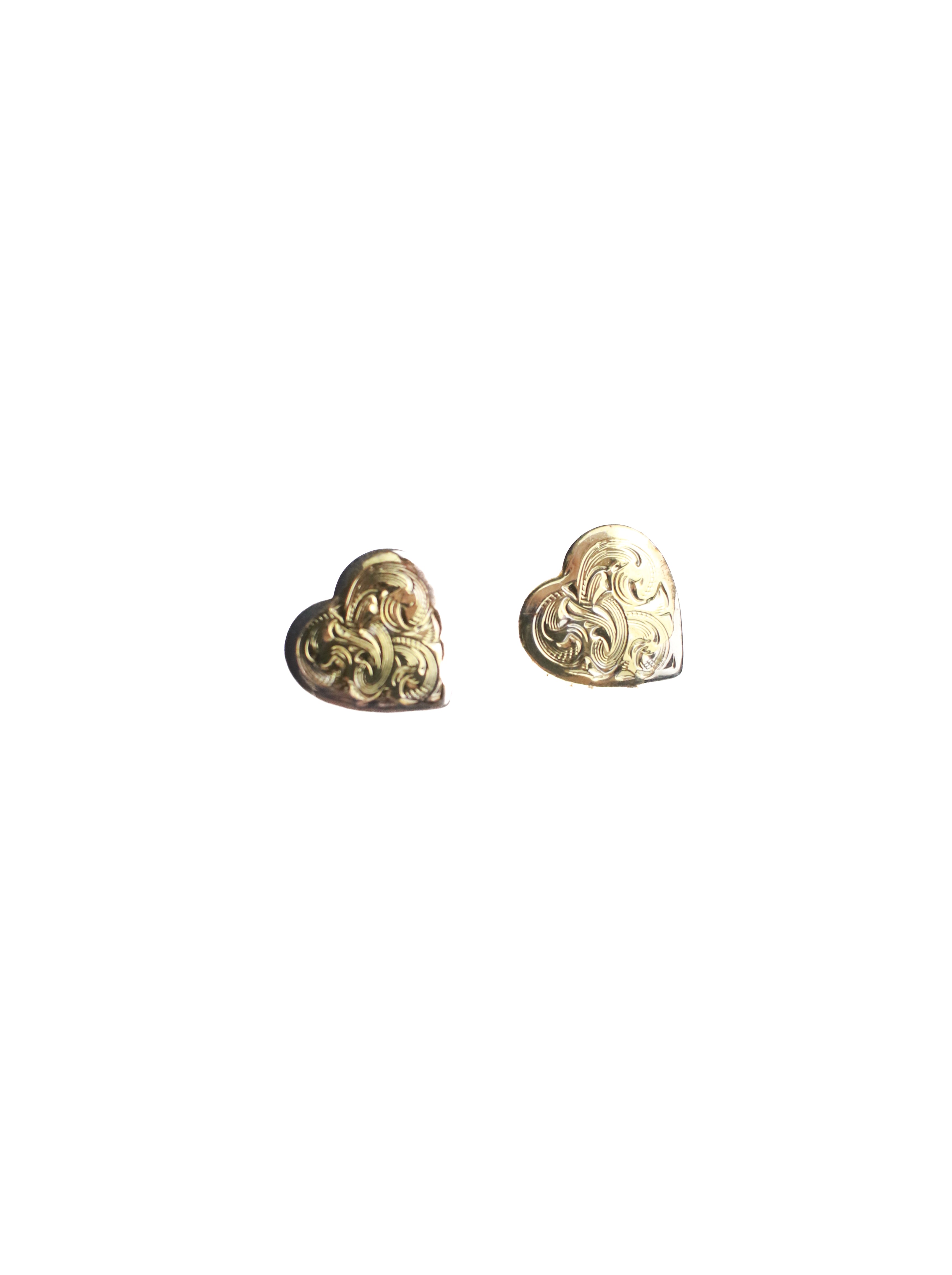 Silver Heart Studs | Whit's Vintage Picks
