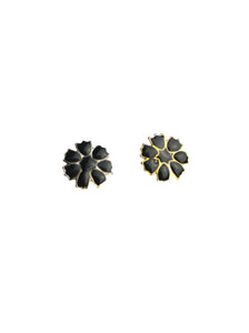Black Petal Studs | Whit's Vintage Picks