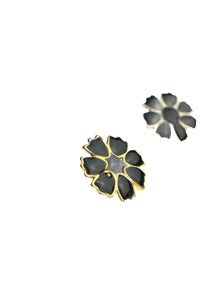 Black Petal Studs | Whit's Vintage Picks