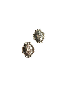 Monogram Studs | Whit's Vintage Picks