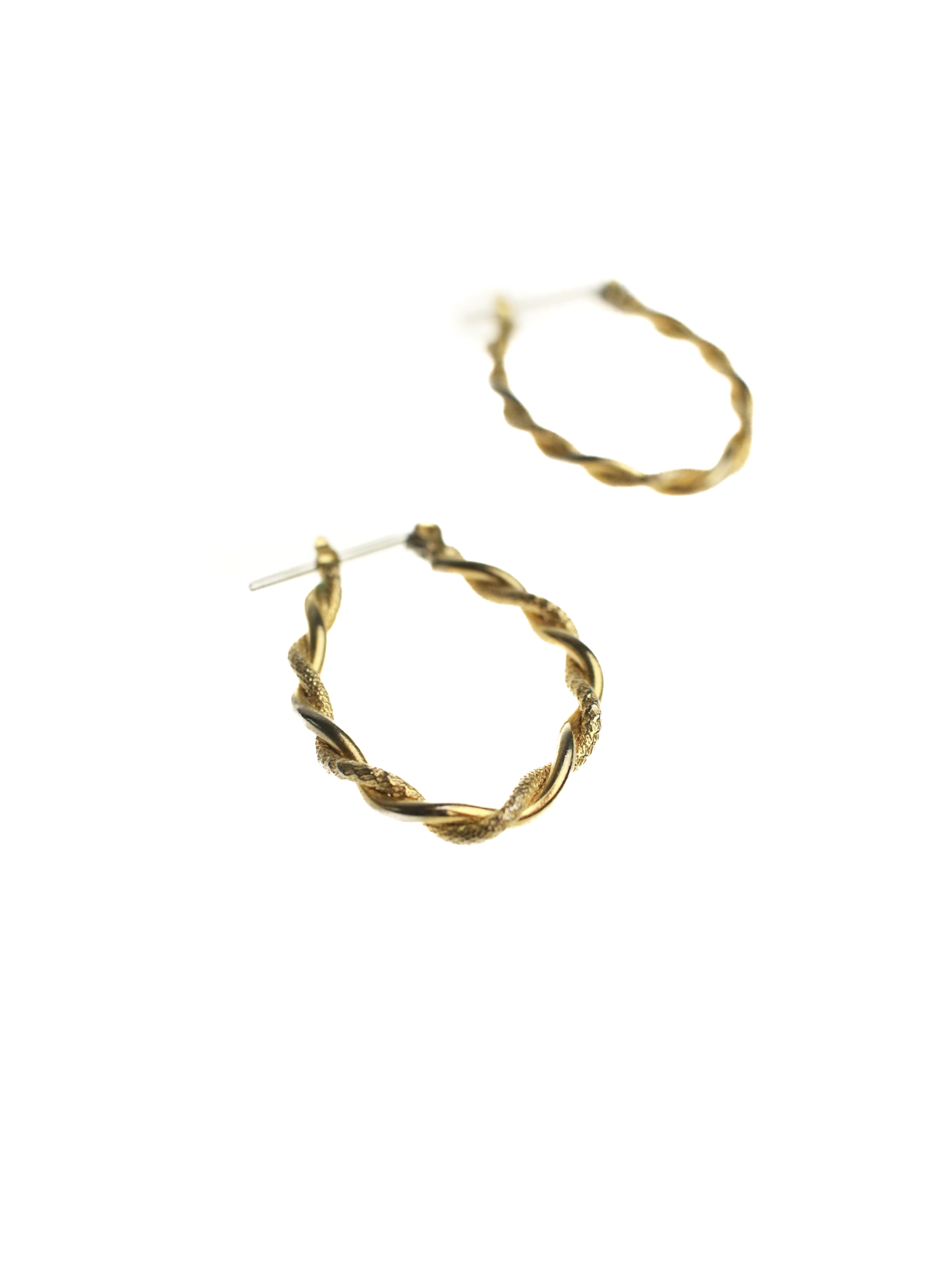 Twist Drape Hoops | Whit's Vintage Picks