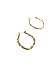 Twist Drape Hoops | Whit's Vintage Picks