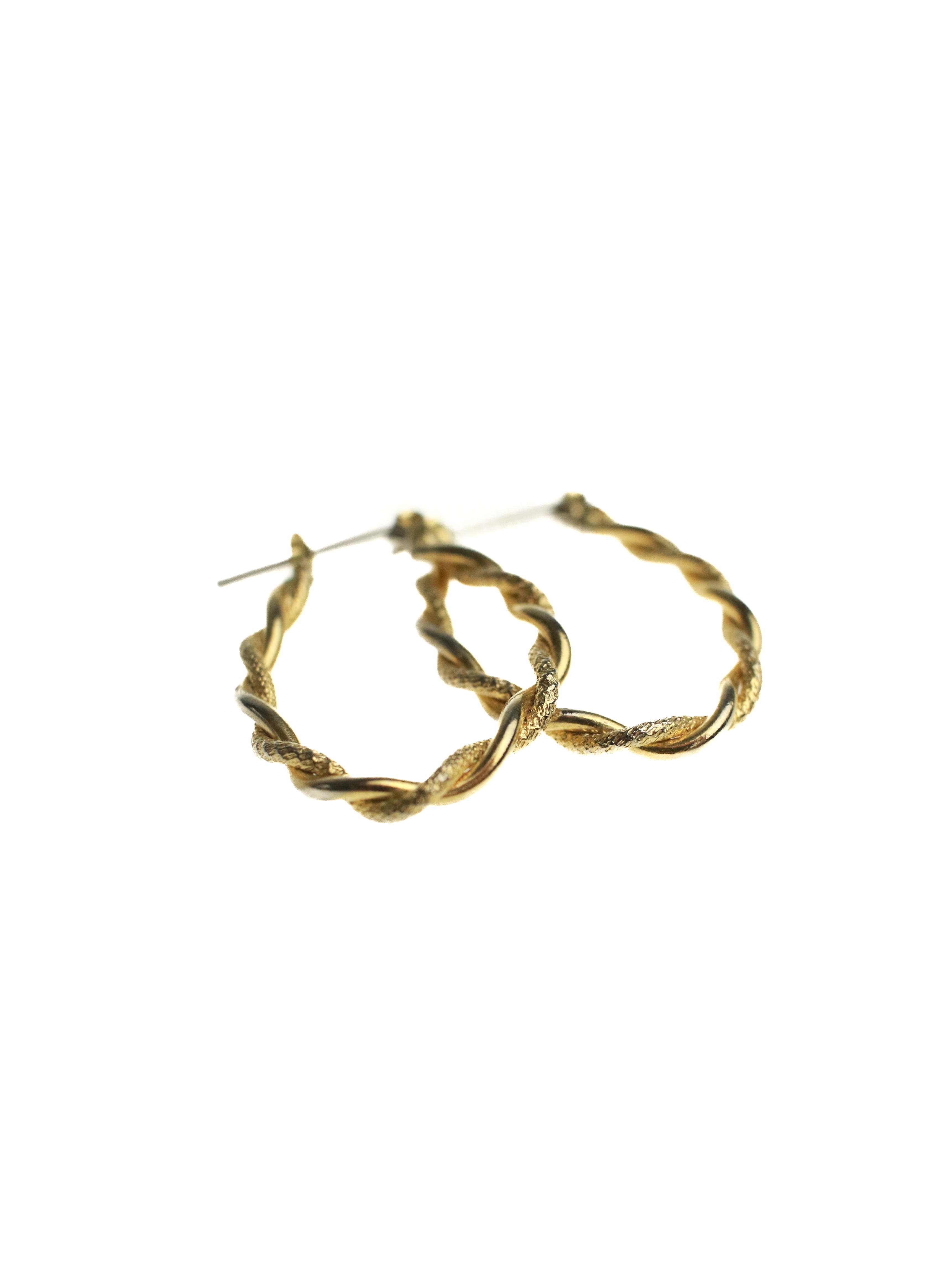 Twist Drape Hoops | Whit's Vintage Picks