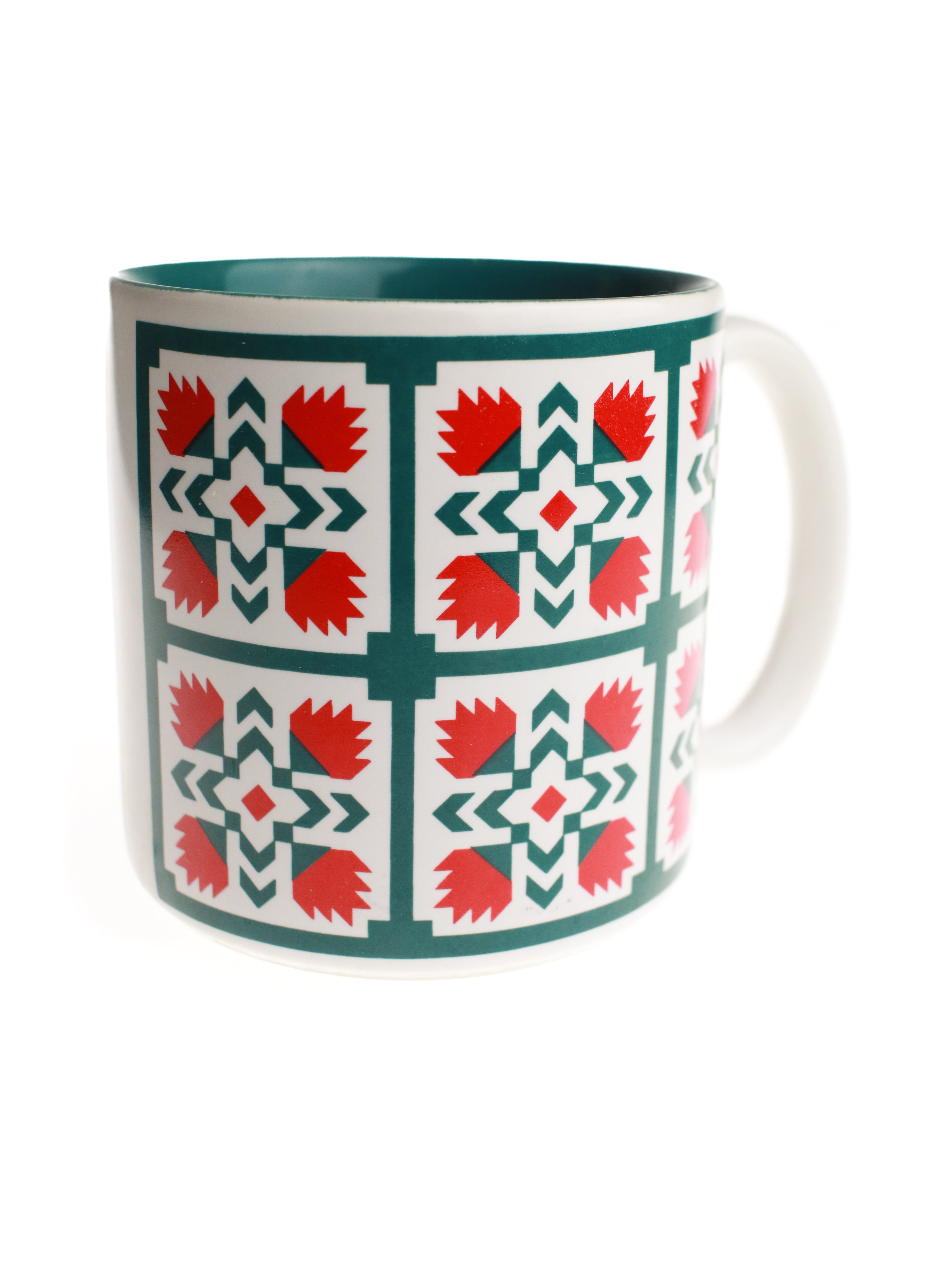 Christmas Quilt Mug (Set of 4) | Whit's Vintage Picks