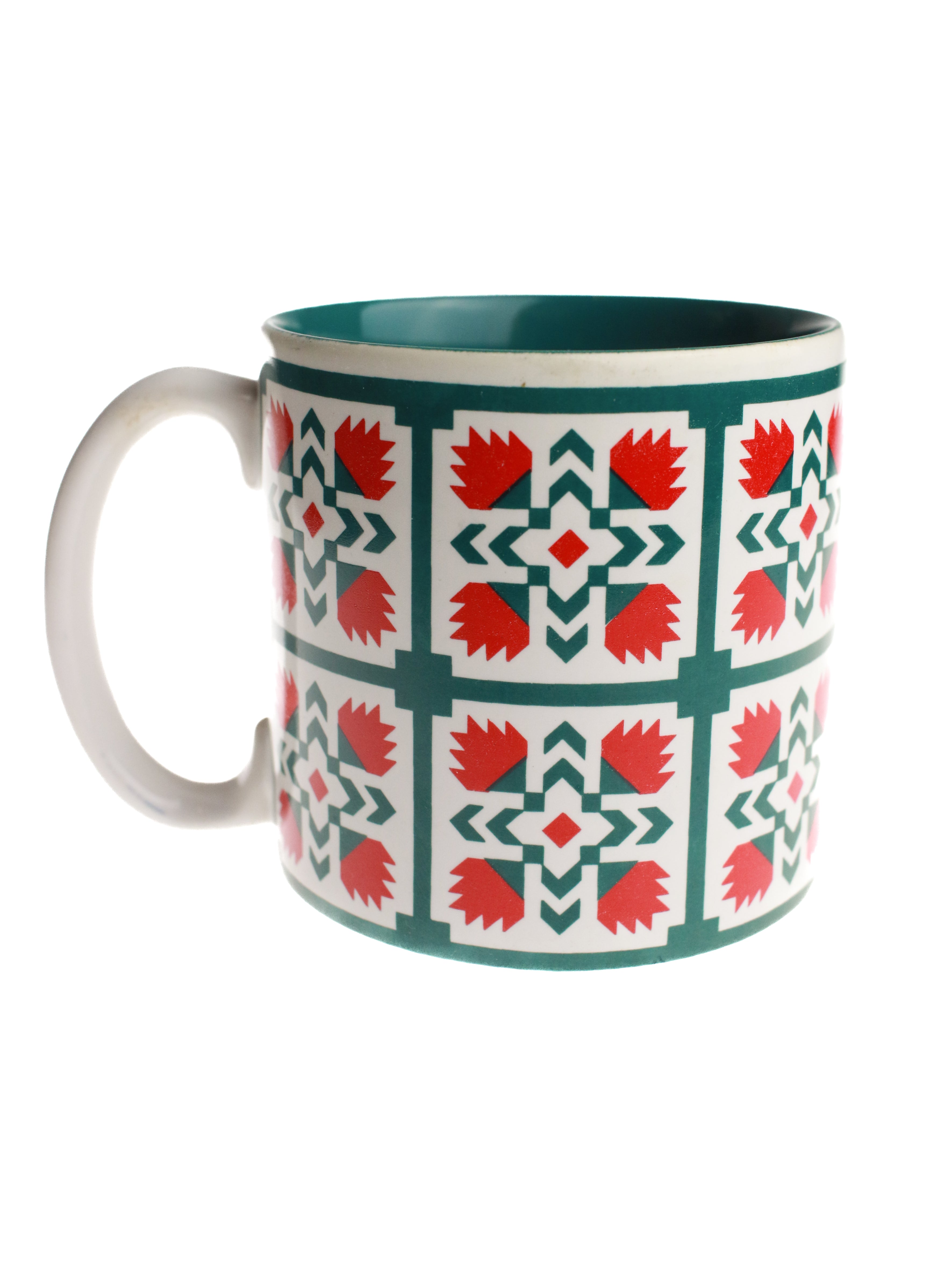 Christmas Quilt Mug (Set of 4) | Whit's Vintage Picks