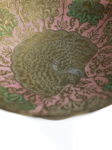 Brass Peacock Pedestal Bowl | Whit's Vintage Picks