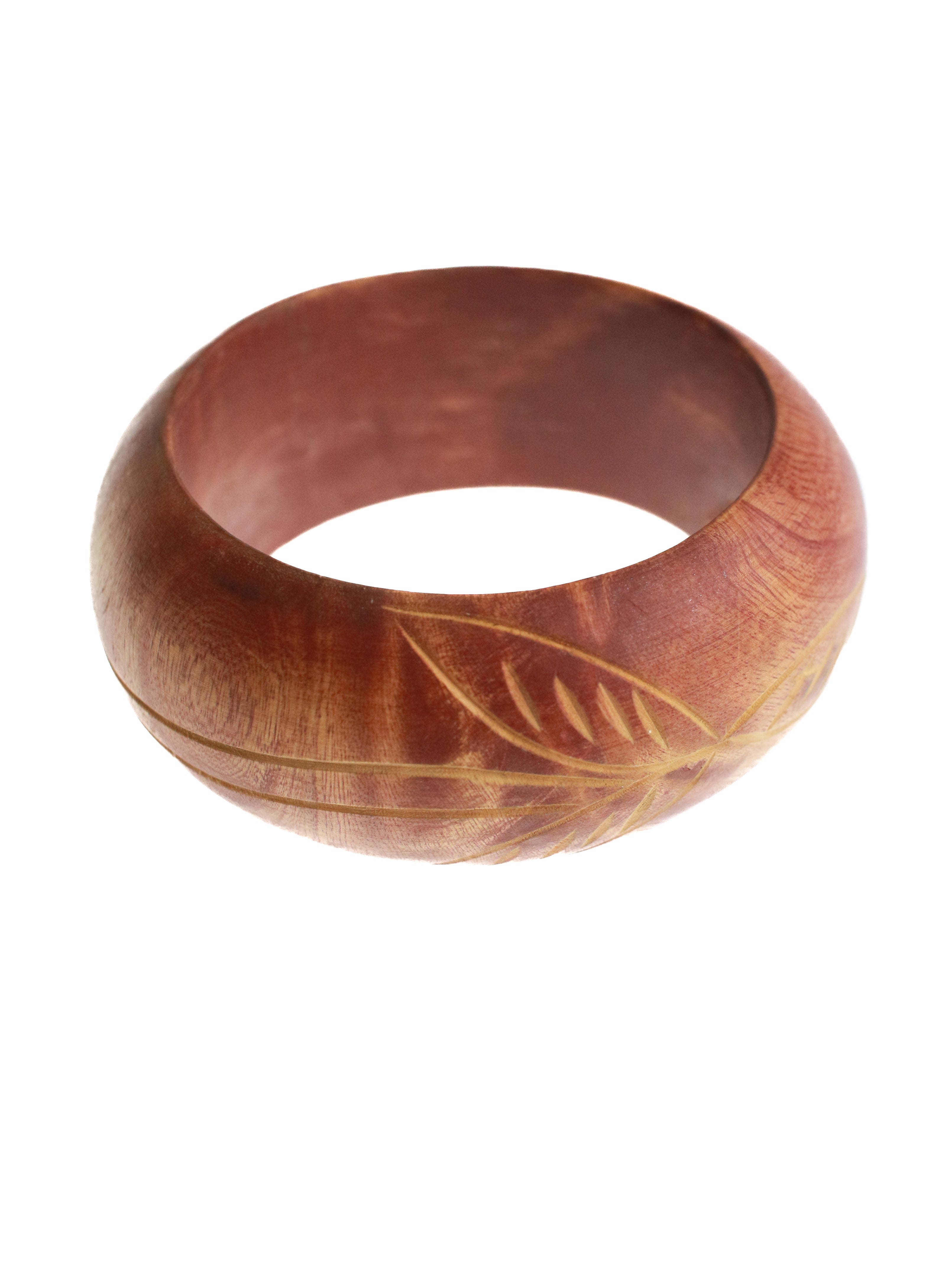 Etched Wood Bangle | Whit's Vintage Picks