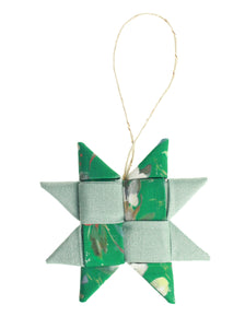 Magnolia Star Ornaments | Emerald 2