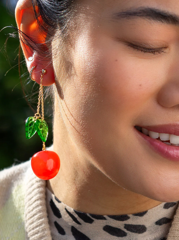 Cherry Bomb Layered Earrings