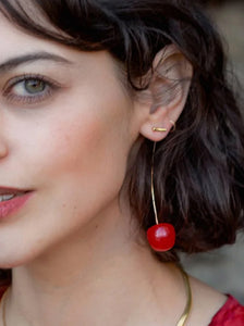 Cherry Threader Earrings