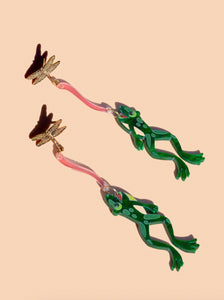Leap Frog Earrings