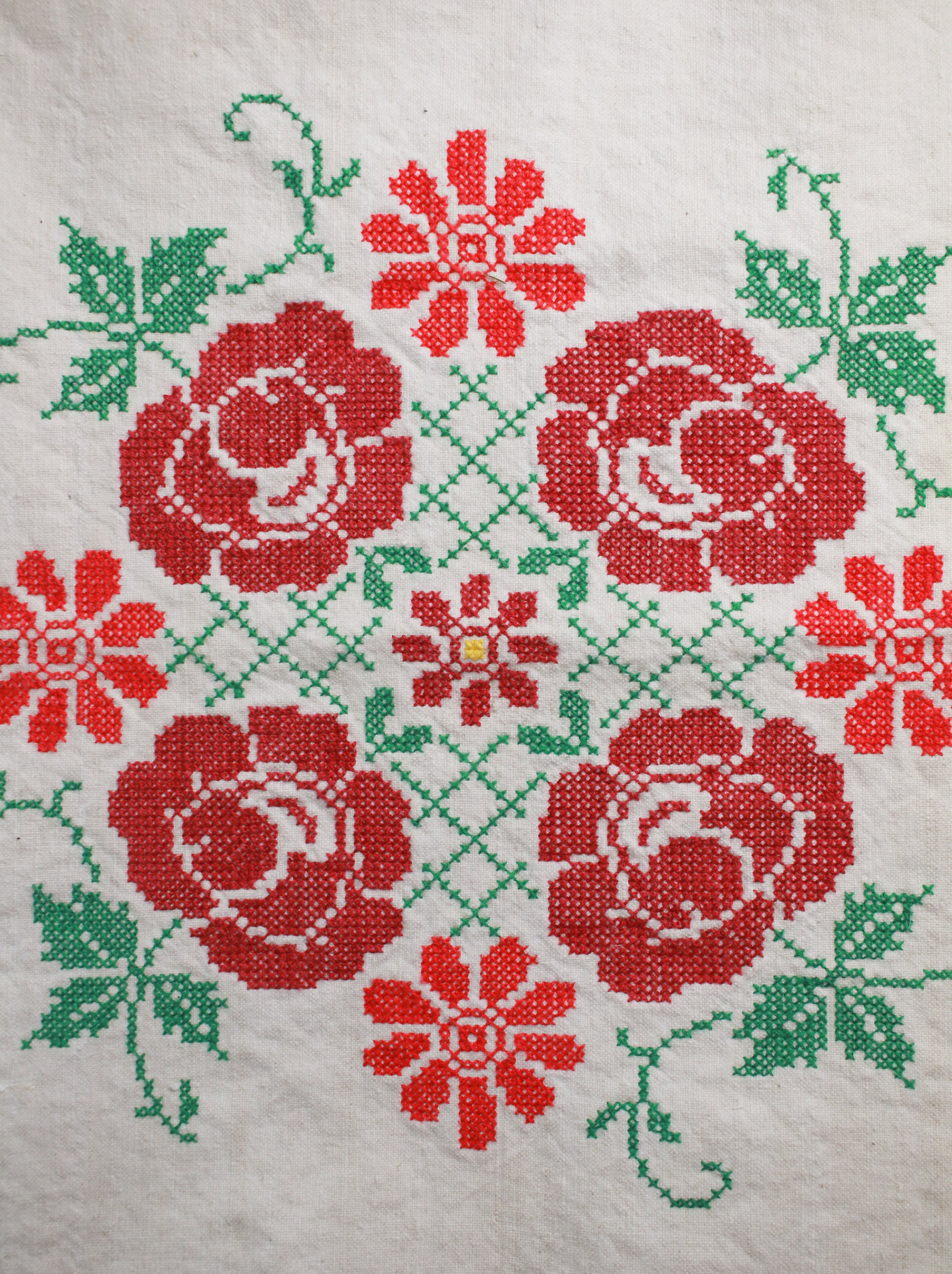 Grandma's Christmas Breakfast Cloth | Whit's Vintage Picks
