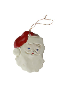 Santa Ceramic Ornament