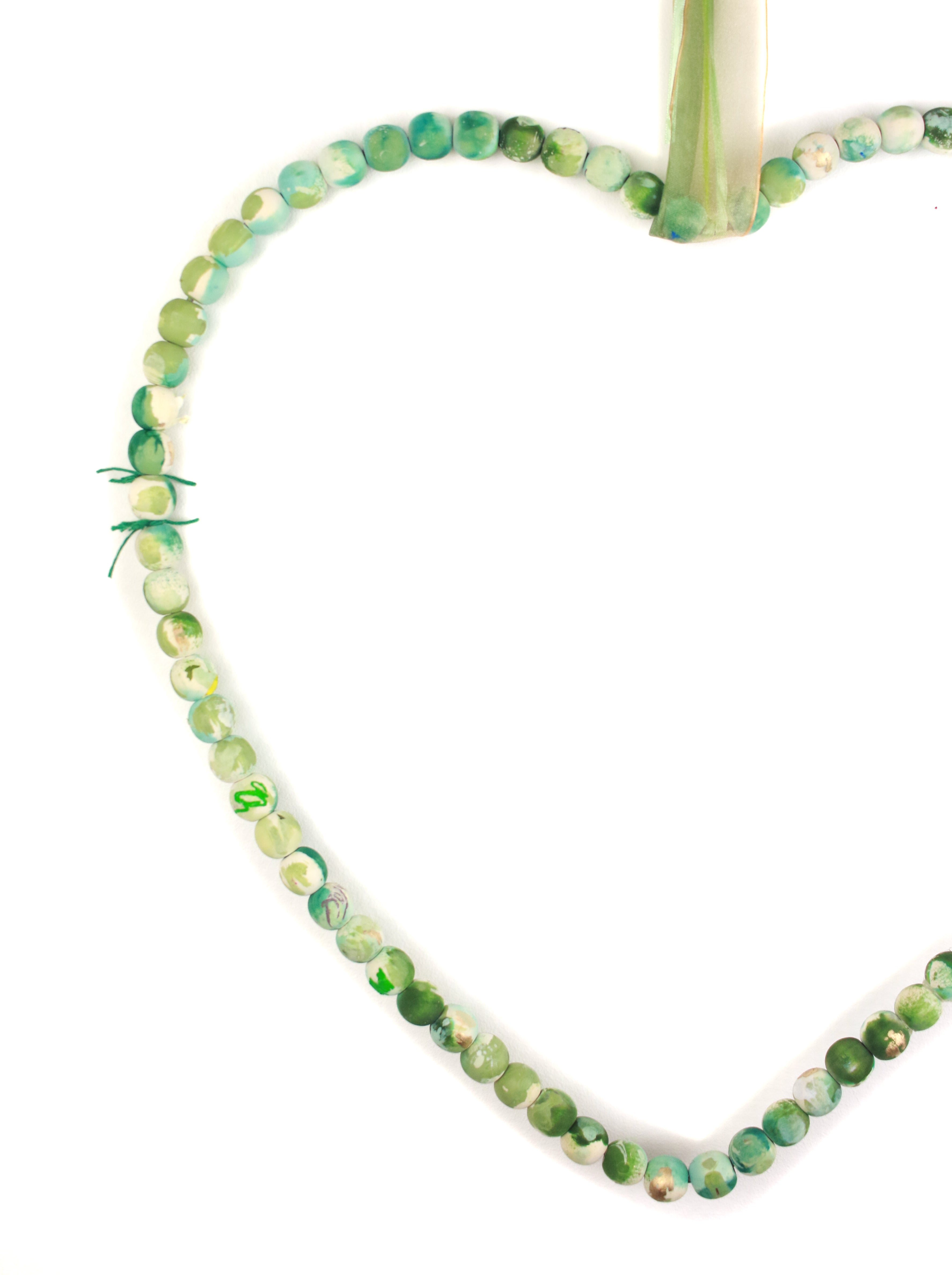 Hand-Painted Wooden Beaded Garland <3 No. 1