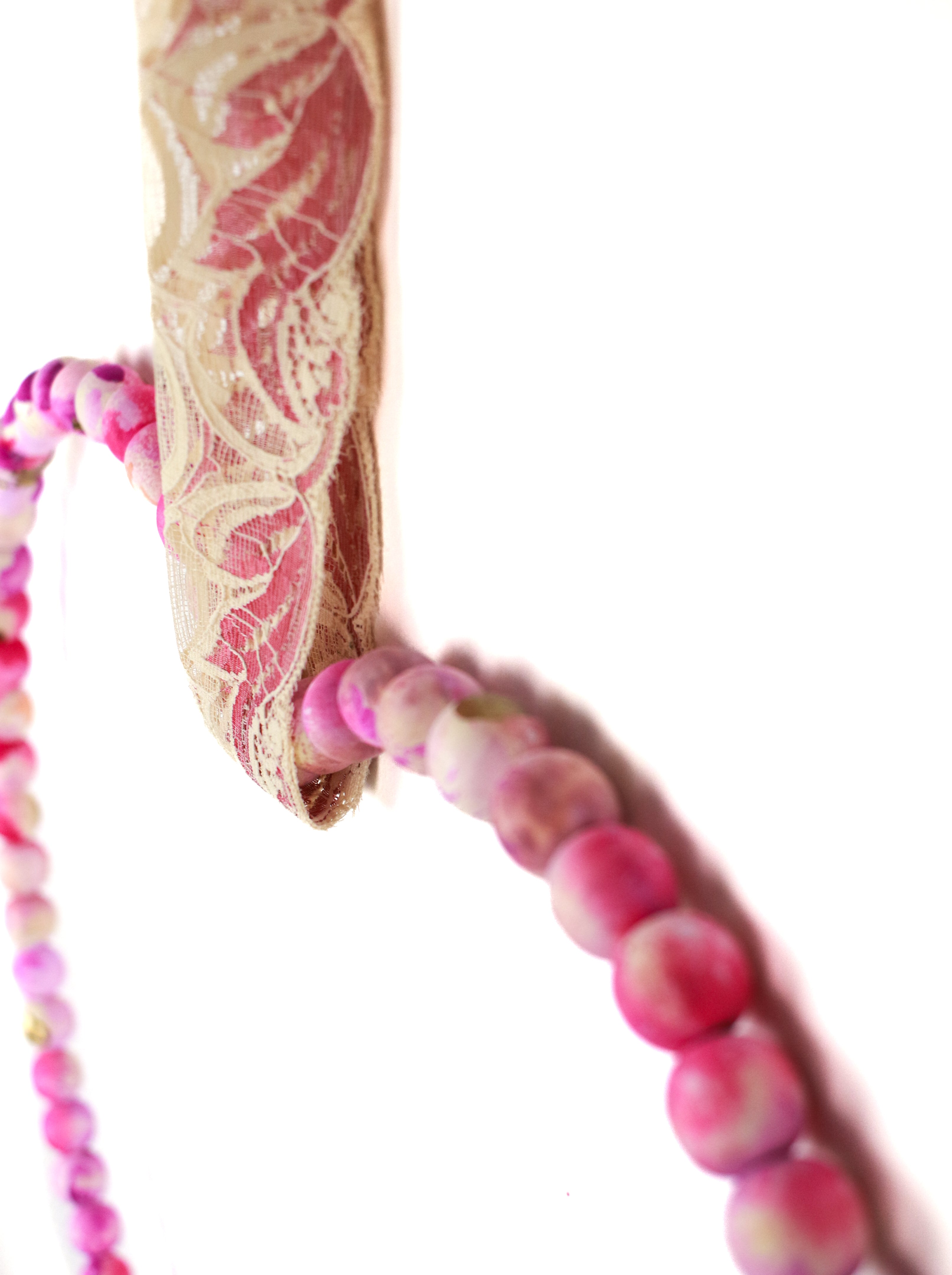 Hand-Painted Wooden Beaded Garland <3 No. 6