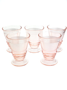 Peach Fuzz Sundae Glasses (Set of 5)