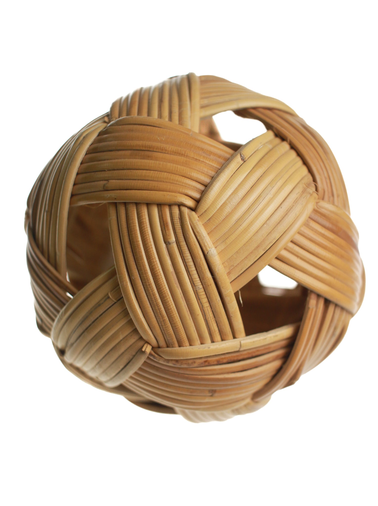 Wicker Coffee Table Accent Ball