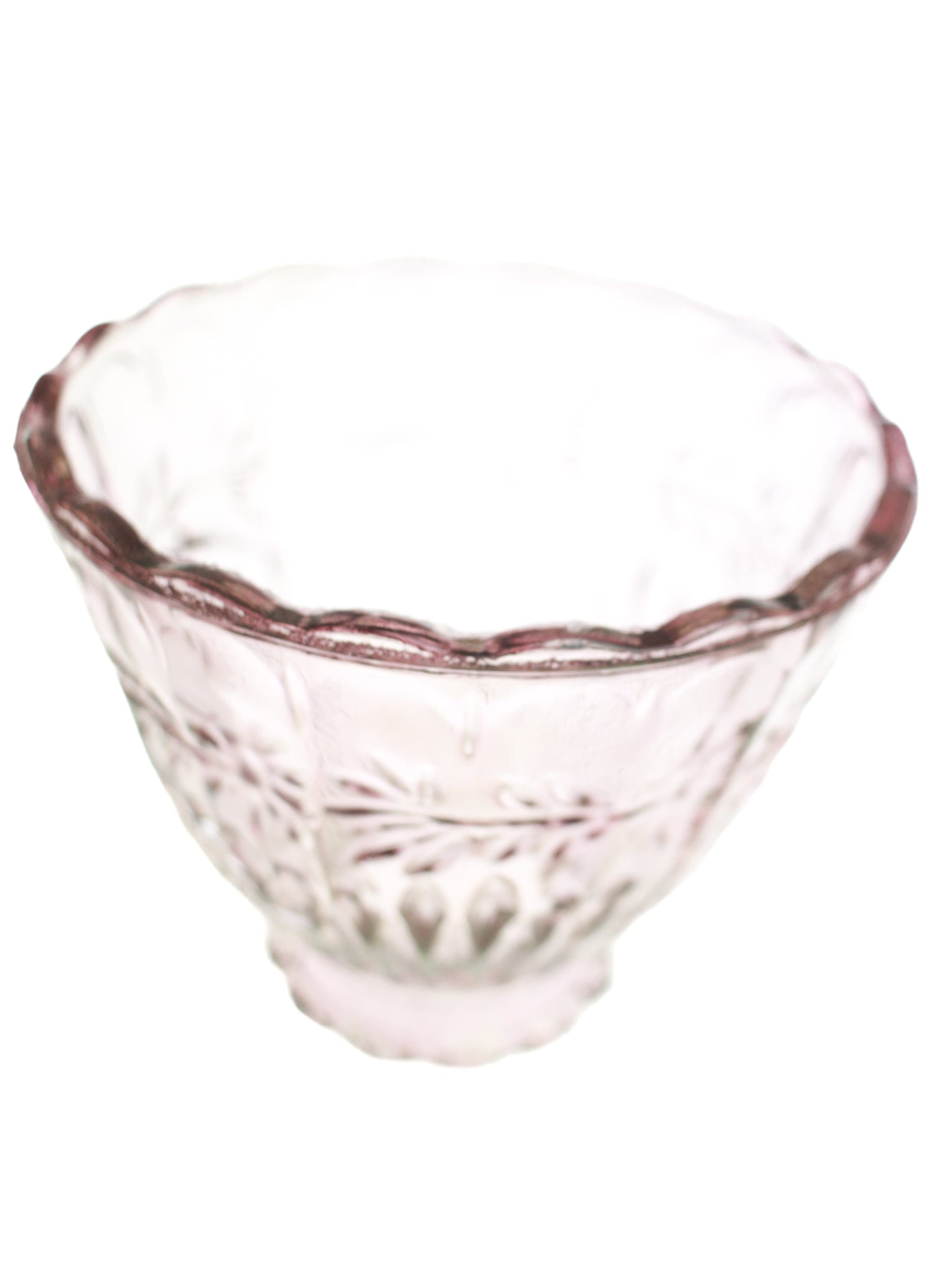 Blush Glow Glass Taper Holder (Two piece)