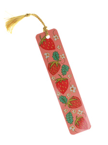 Strawberries Tassel Bookmark | Rikrack