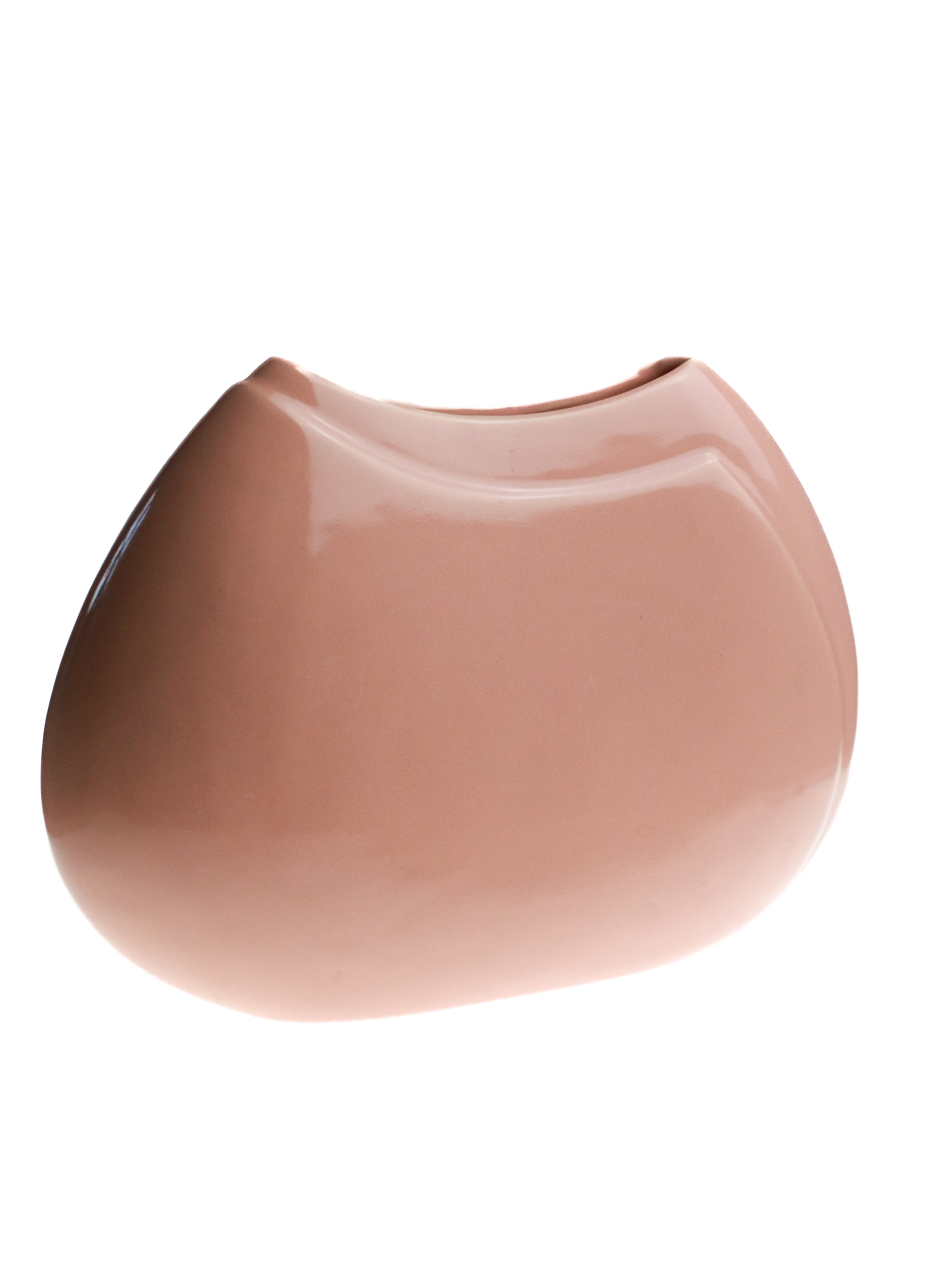 80’s Pink Flat Vase