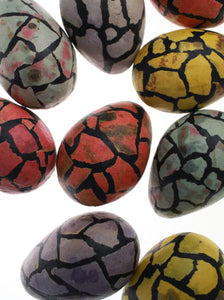 Crackled Decorative Eggs (Set of 9)