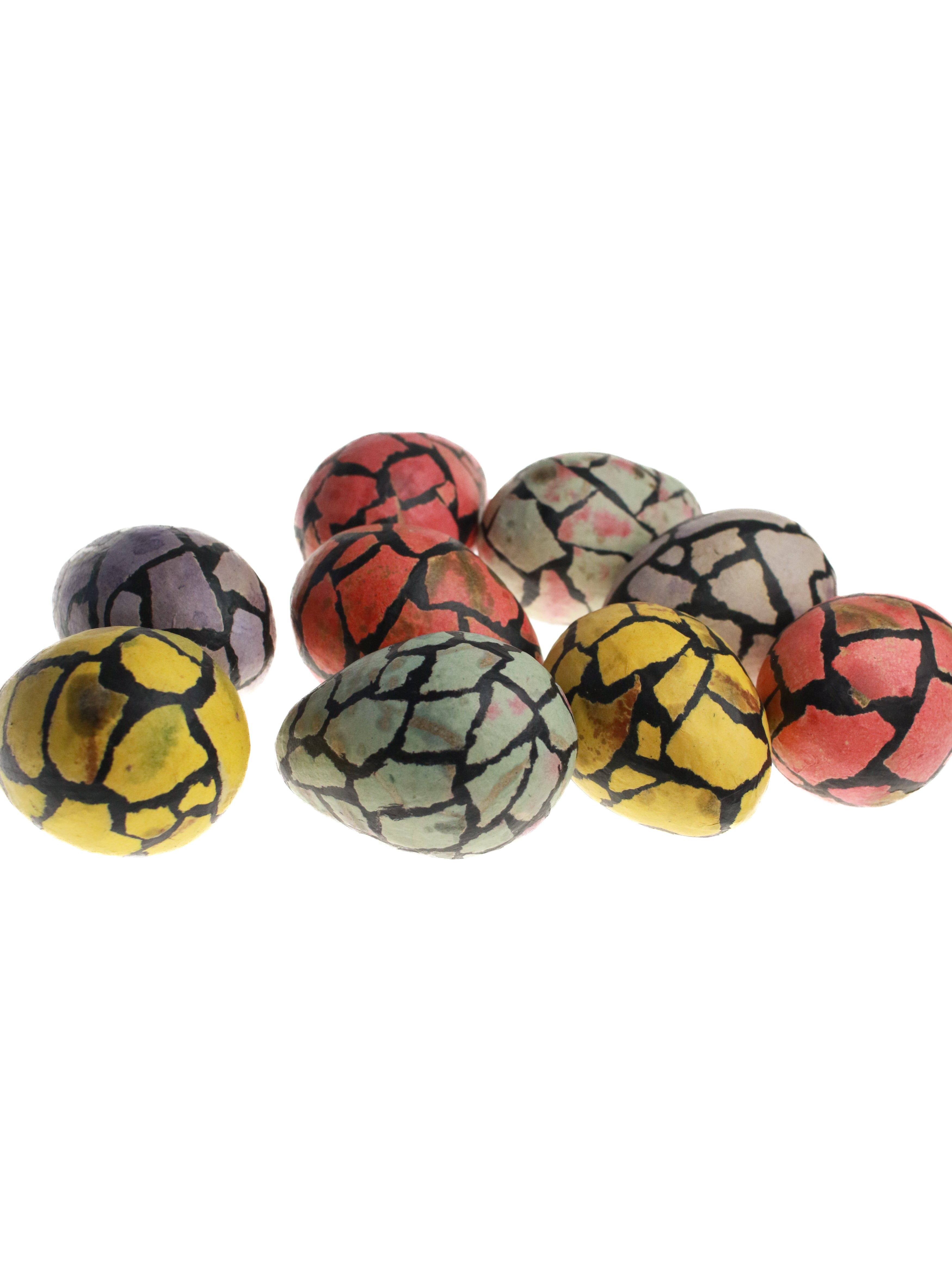 Crackled Decorative Eggs (Set of 9)