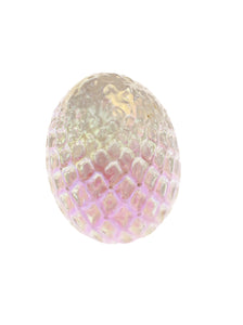 Iridescent Glass Decorative Egg