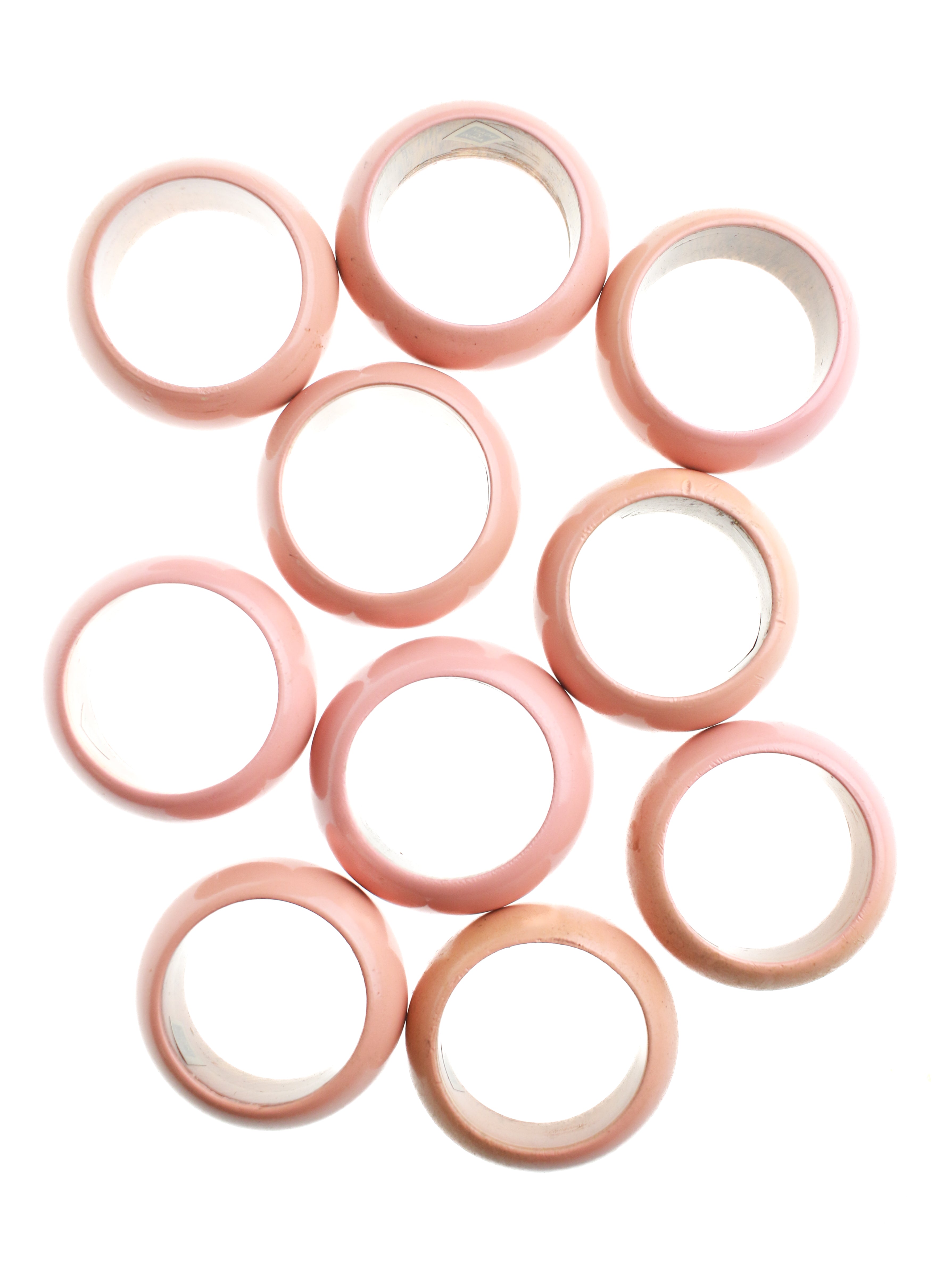 80s Pink Napkins Rings