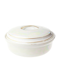 Iridescent Ceramic Casserole Dish