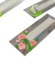 Floral Placecard Mirrors (set of 16)