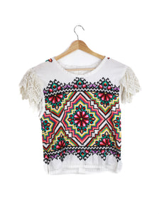 Embroidered Bonita Doily Blouse